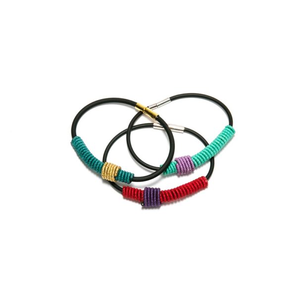 Al179a Tube Bracelet Alanima colorful jewelry handmade modern minimal