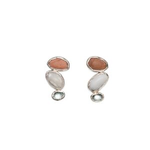ESE43 1 ohmypebble jewelry pebble earrings contemporary aquamarine