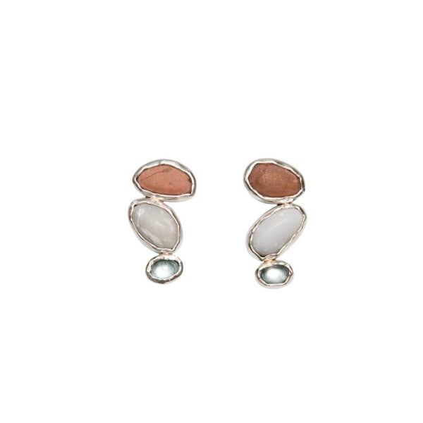 ESE43 1 ohmypebble jewelry pebble earrings contemporary aquamarine