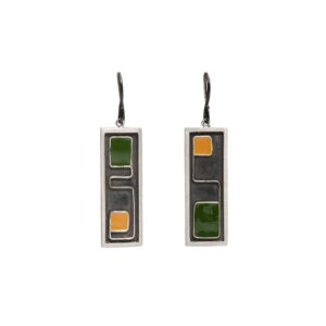 GE32 2 virtsionis jewelry dangle earrings colorful modernism 1
