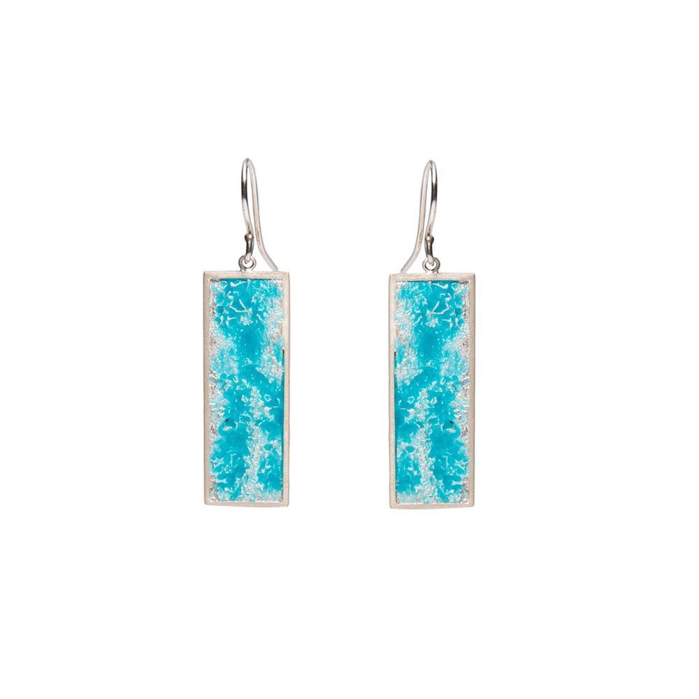 GE33 virtsionis jewelry dangle earrings blue lagoon textured 1